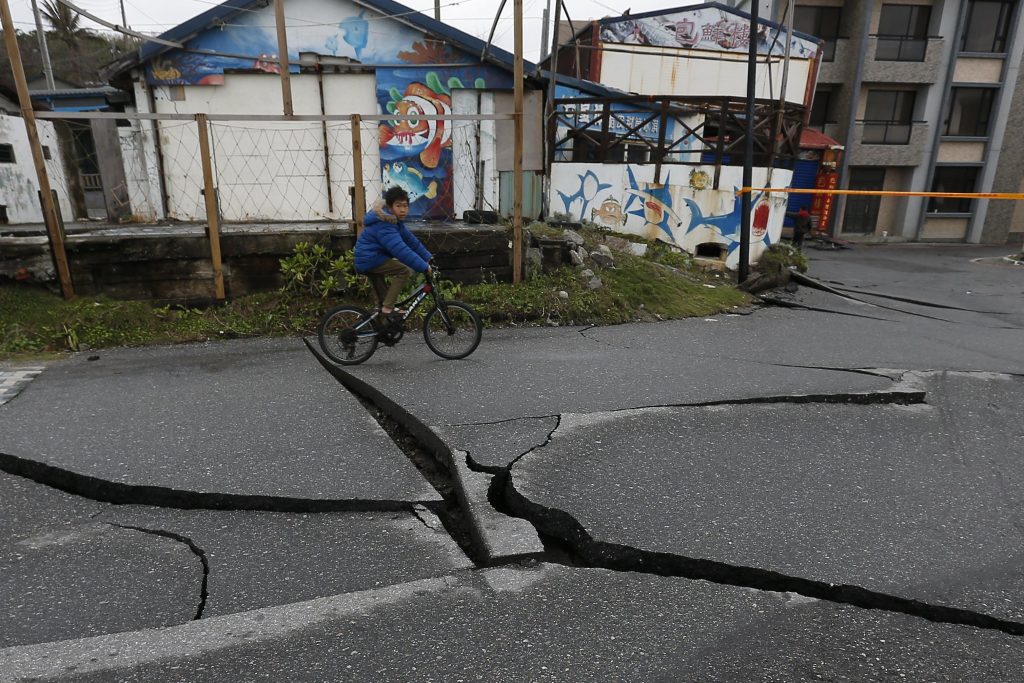 Terremoto 6.0 a est di Taiwan