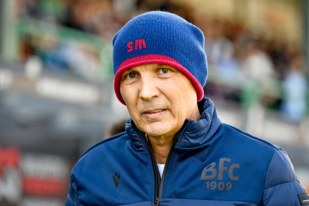 Mihajlovic all’allenamento del Bologna