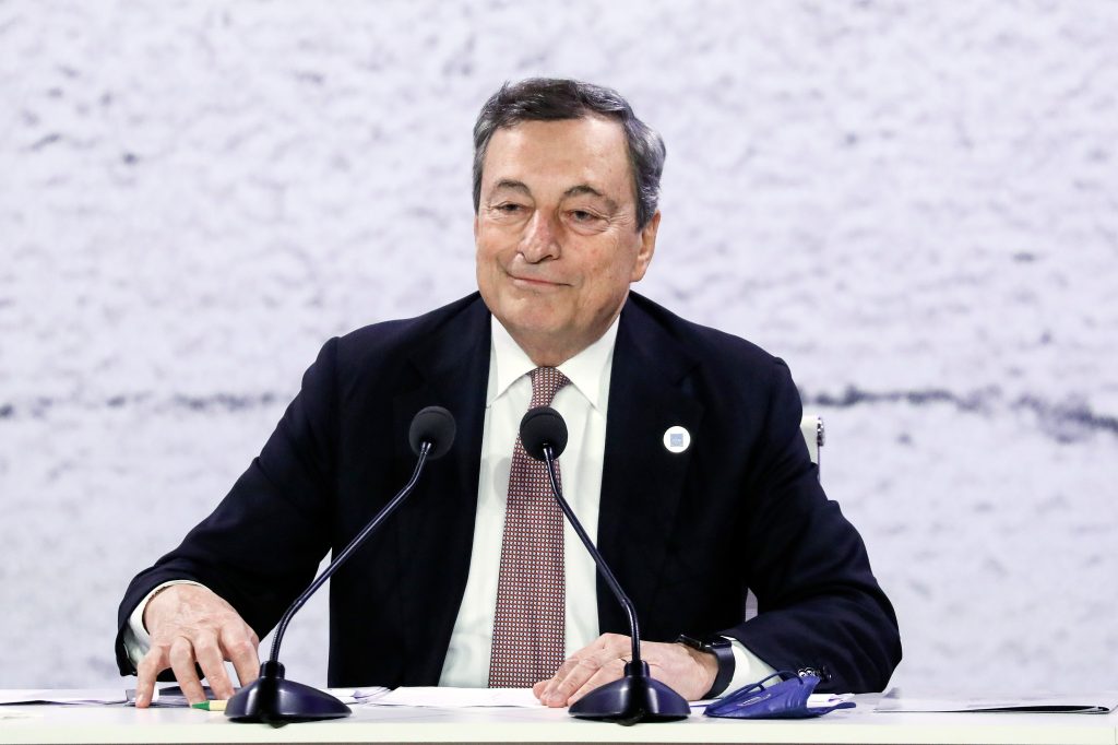 Draghi in Senato: “Italia forte quando è unita”