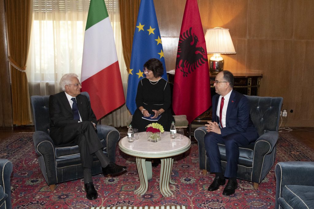 Mattarella: confidiamo nell’ingresso di Tirana nell’Ue