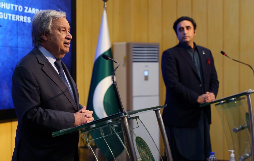 Guterres: solidarietà al Pakistan devastato dalle alluvioni