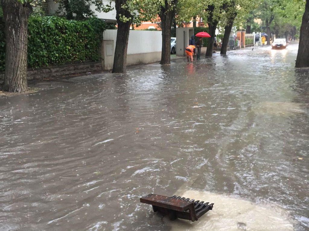 Marche, bomba d’acqua a Cantiano