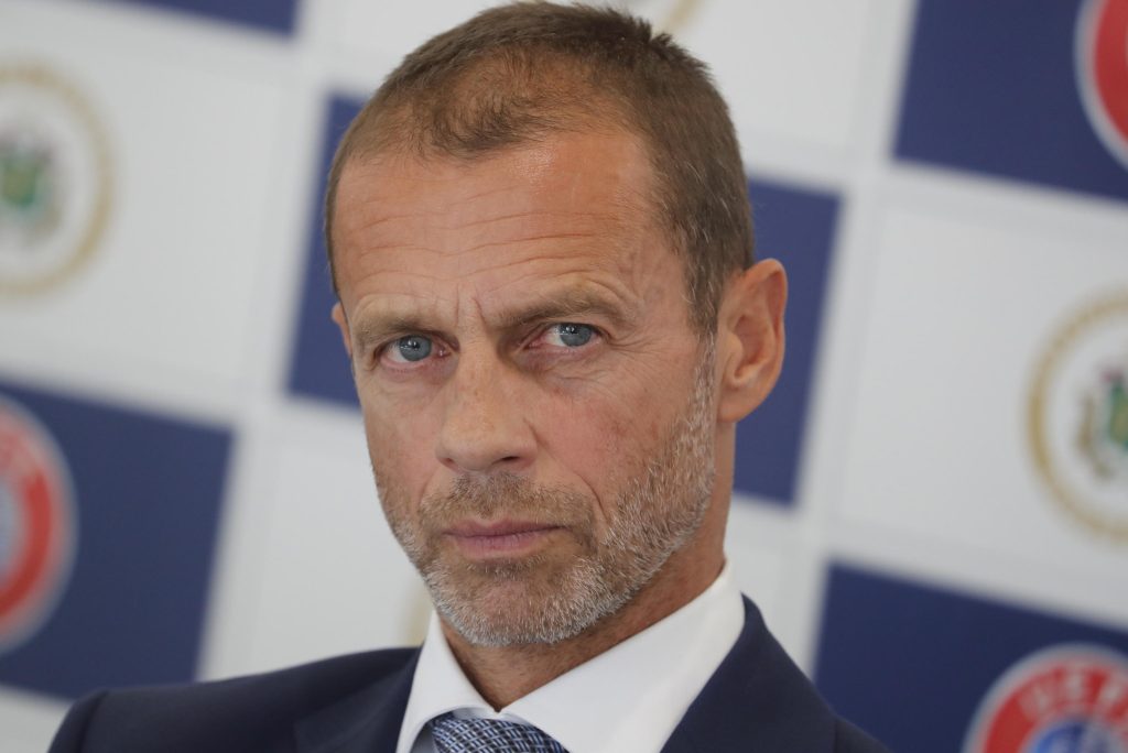 Ceferin su Superlega: “non si farà, basta parlarne” EPA/TOMS KALNINS