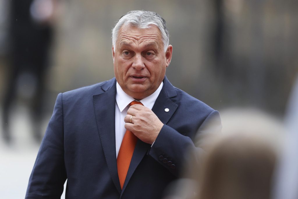 Orban: il treno da Roma è arrivato a Bruxelles EPA/MARTIN DIVISEK