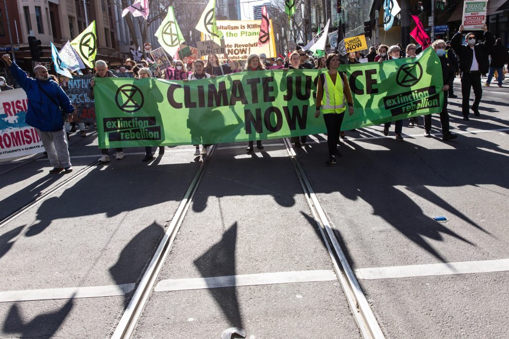 Ambientalisti si attaccano al quadro di Picasso Extinction Rebellion