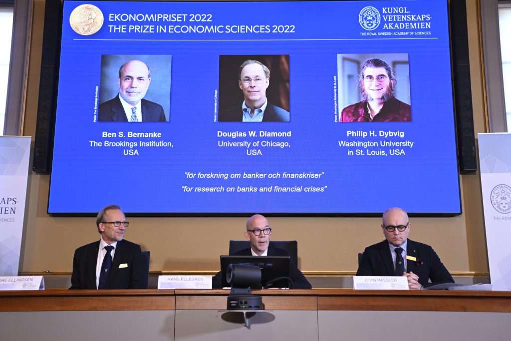 Nobel per l’Economia a Bernanke, Diamond e Dybvig