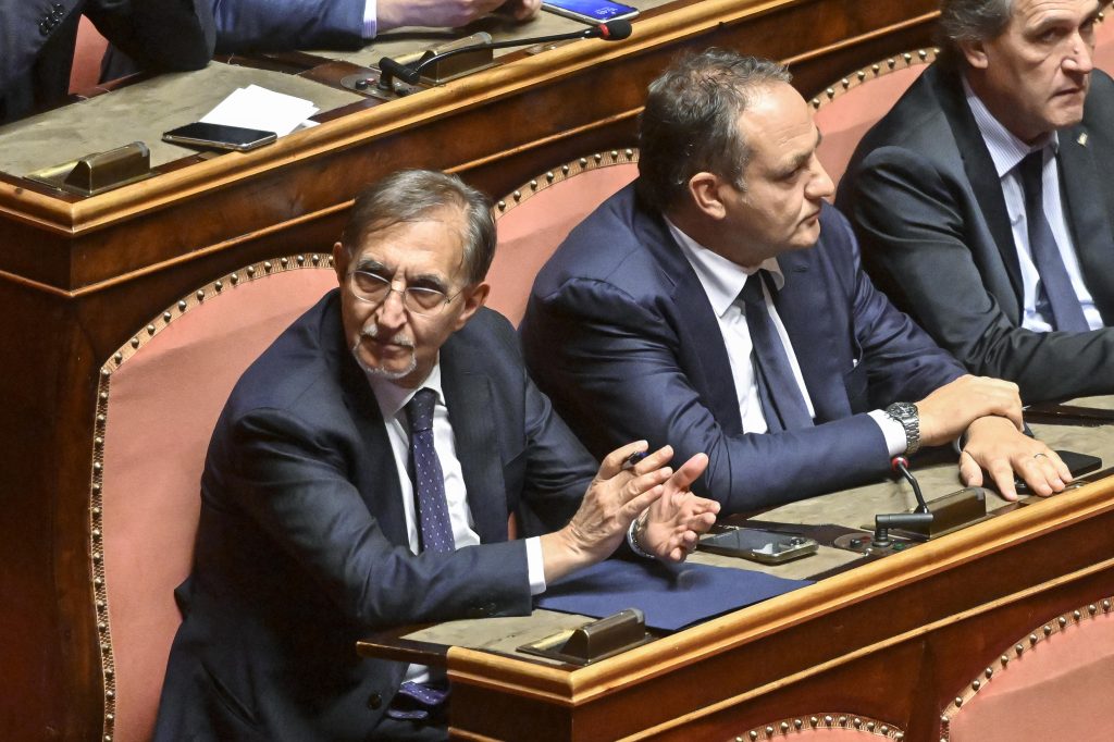 Ignazio La Russa eletto presidente del Senato, ancora niente alla Camera IGNAZIO LA RUSSA