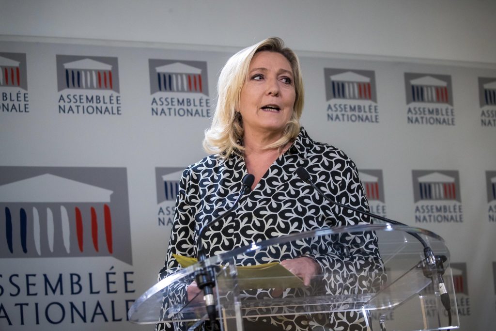 L’estrema destra francese sull’omicidio di Lola ANSA/EPA/CHRISTOPHE PETIT TESSON