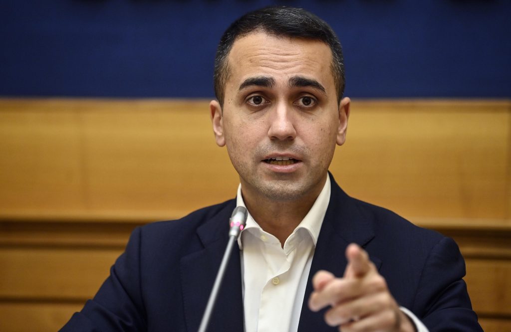 Luigi Di Maio si dimette da segretario nazionale di Impegno Civico ANSA/RICCARDO ANTIMIANI