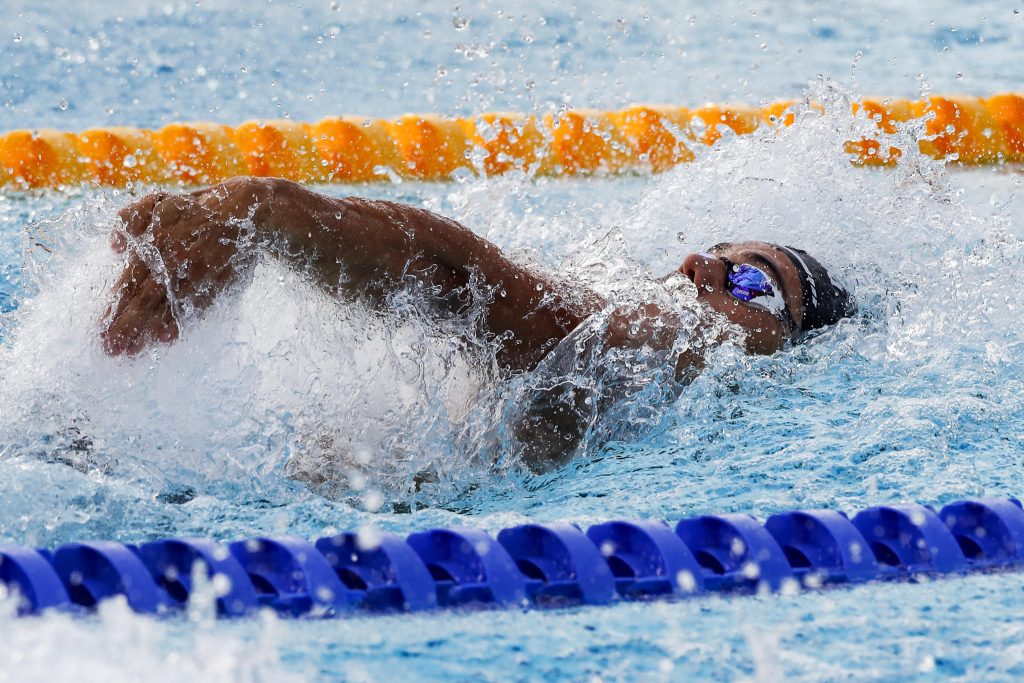 Nuoto, Coppa del Mondo FINA: Ceccon conquista l’argento nei 50 dorso ANSA/ANGELO CARCONI