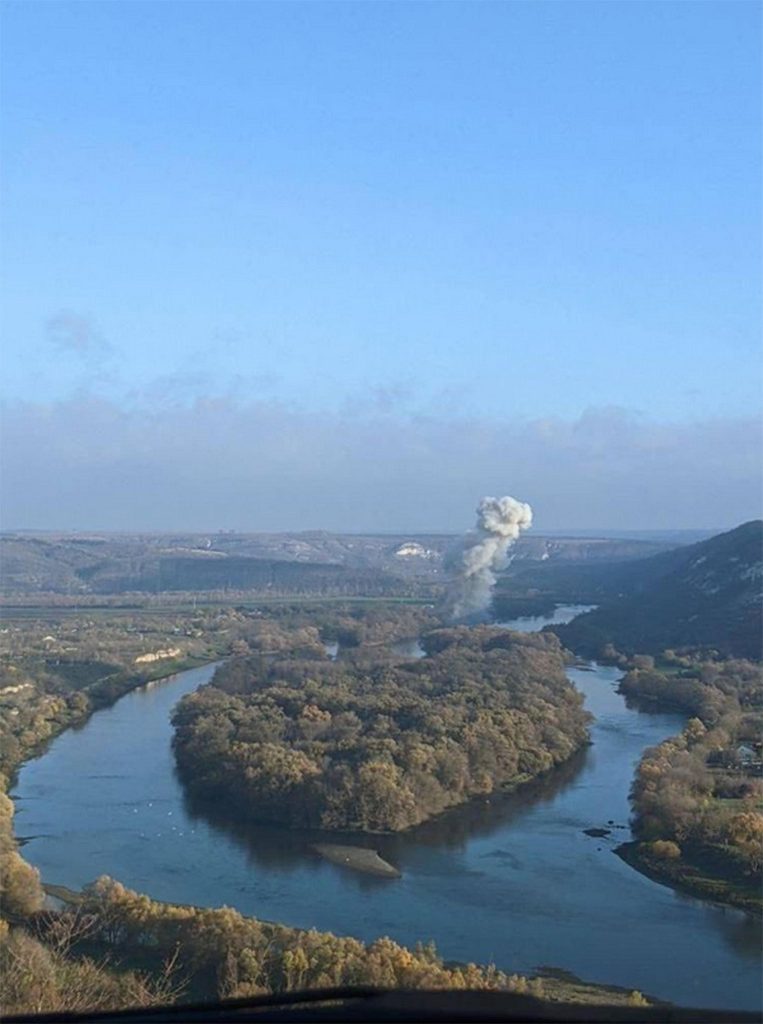 Razzo russo nel territorio della Moldavia