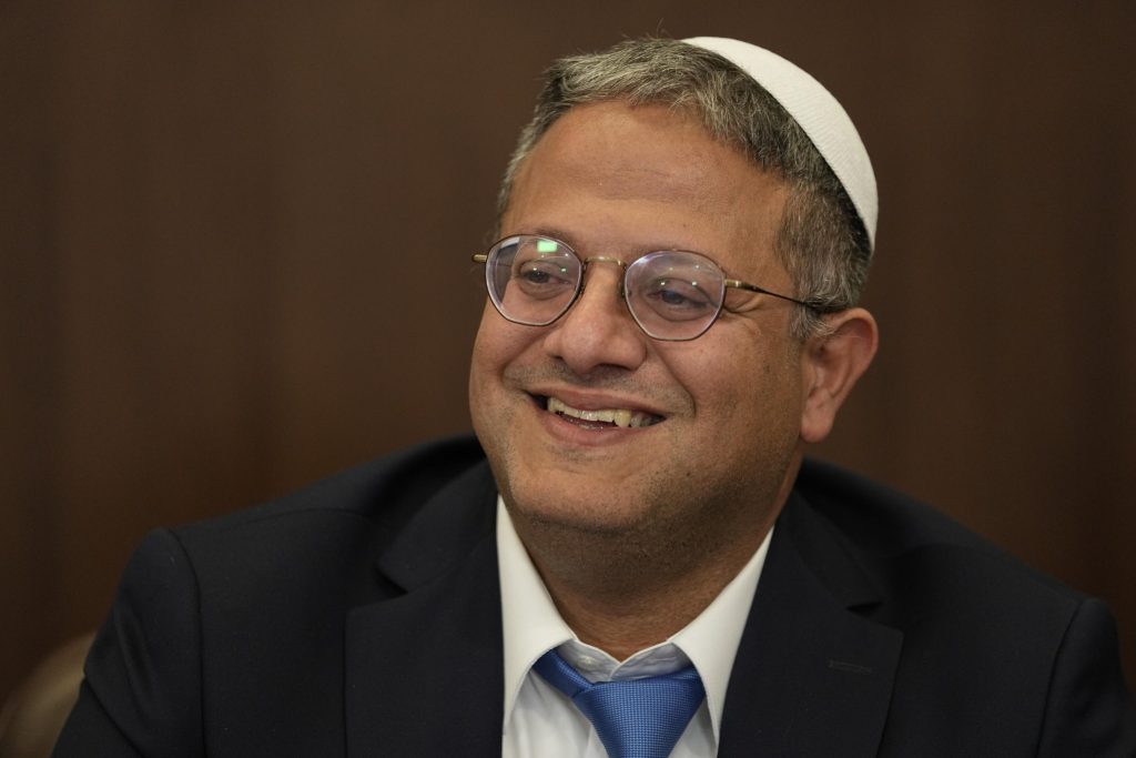 Ben Gvir vuole bandire la bandiera palestinese