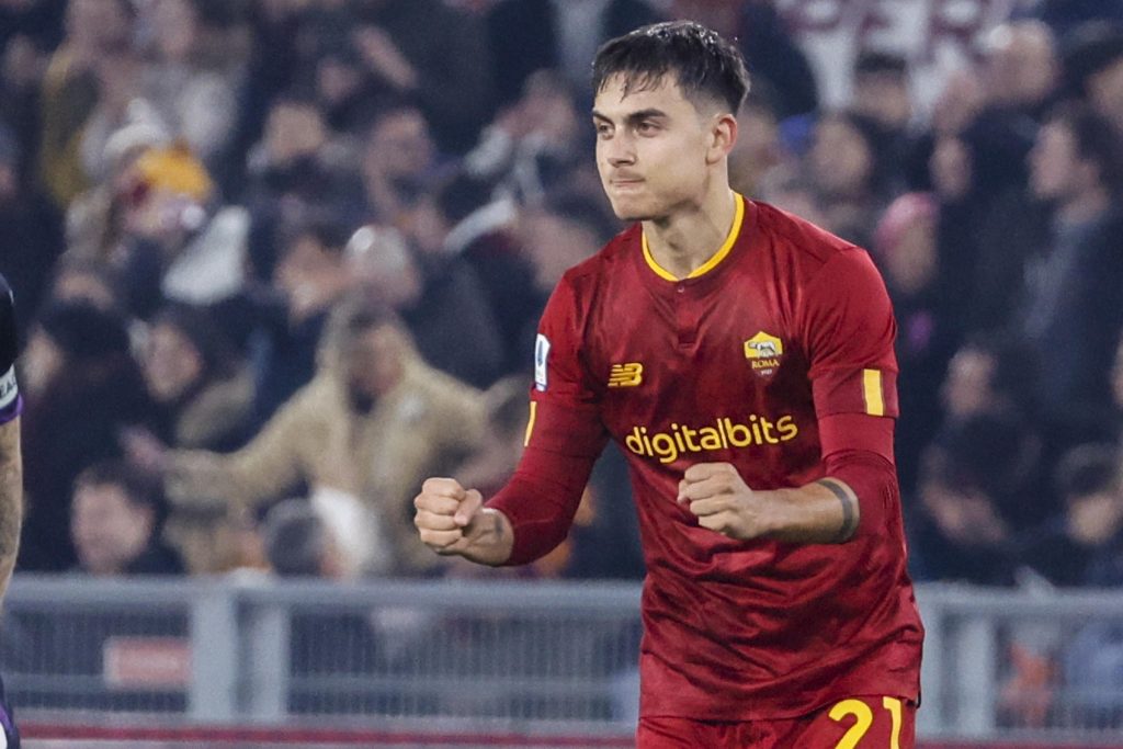 Doppietta Dybala e la Roma vince sulla Fiorentina