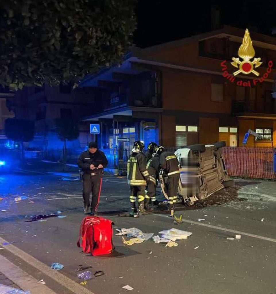 Incidente sulla Nomentana, auto viaggiava a 100 km/h