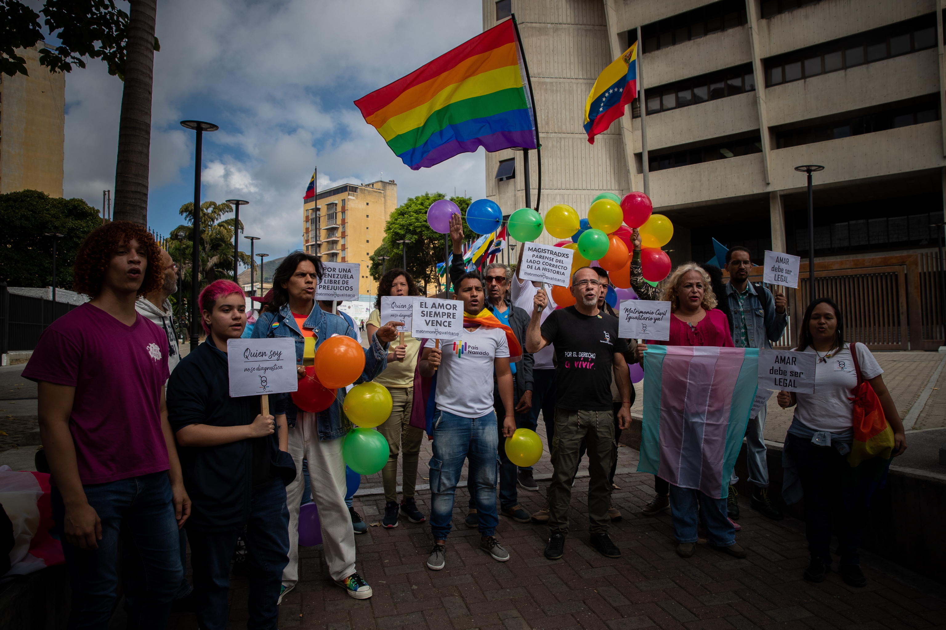 VENEZUELA MANFIESTAZIONE DIRITTI LGBT+