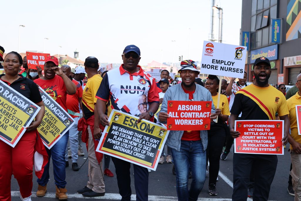 Proteste in Sudafrica: 550 arresti