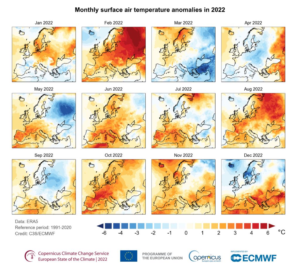 Temperature globali da record negli ultimi 8 anni