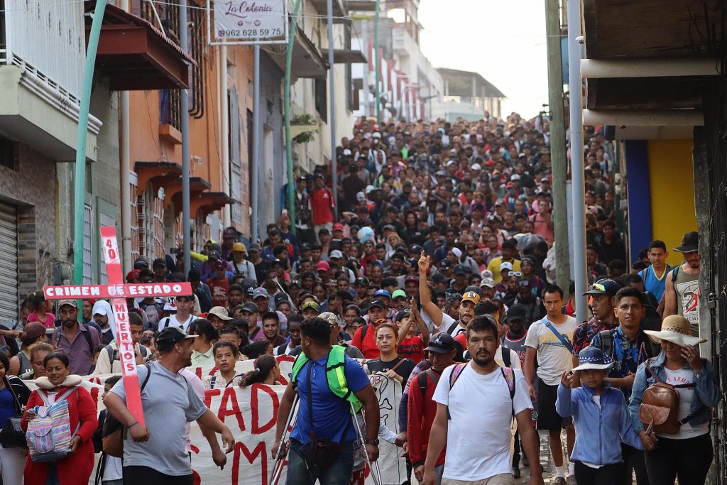 Messico, marcia di protesta di tremila migranti