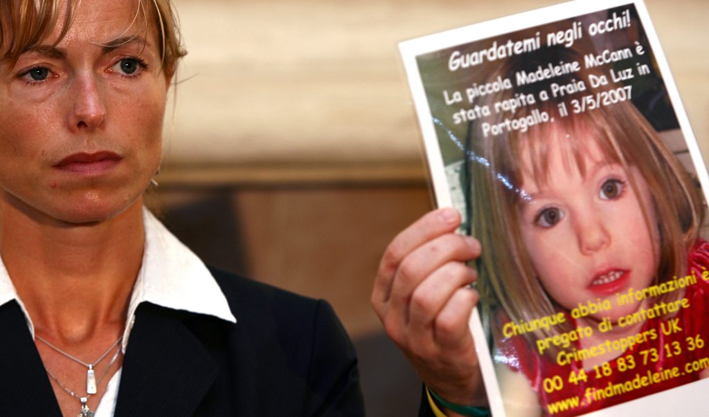 Scomparsa McCann, al via nuove ricerche