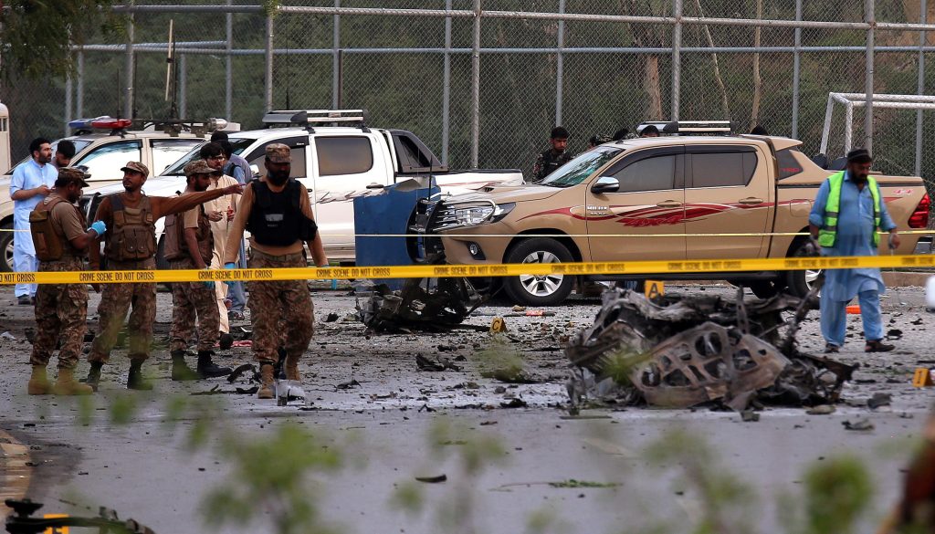 Attentato suicida in Pakistan, 9 feriti