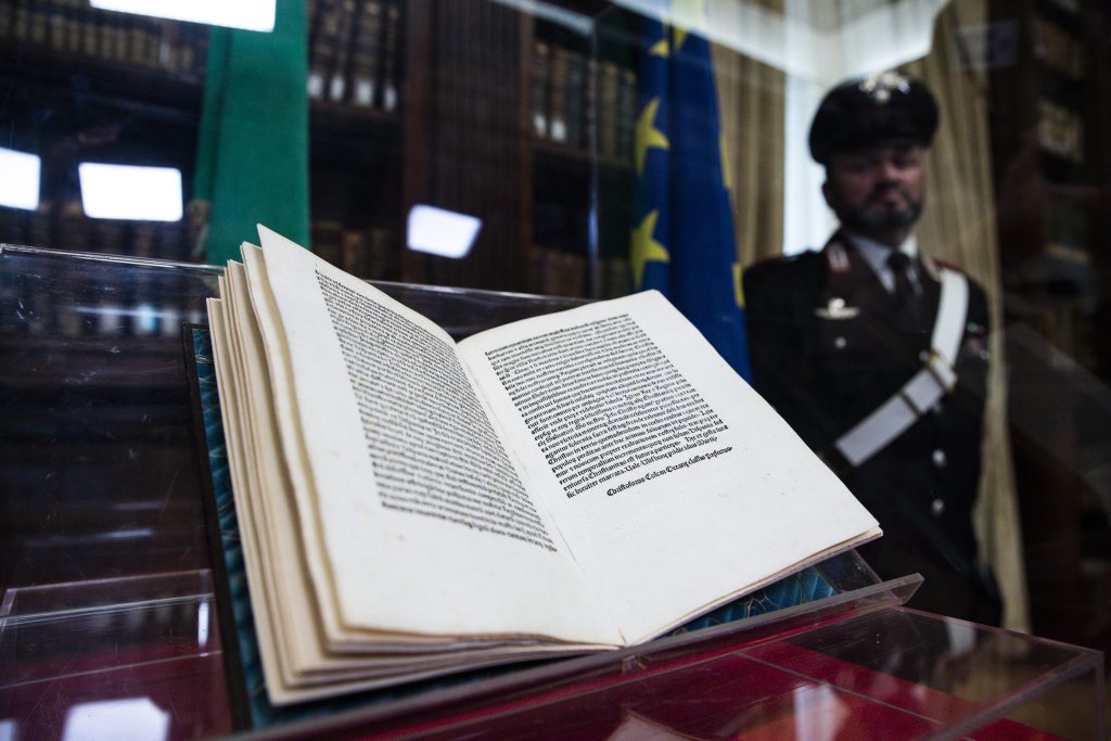 Torna in Italia l’incunabolo di Cristoforo Colombo