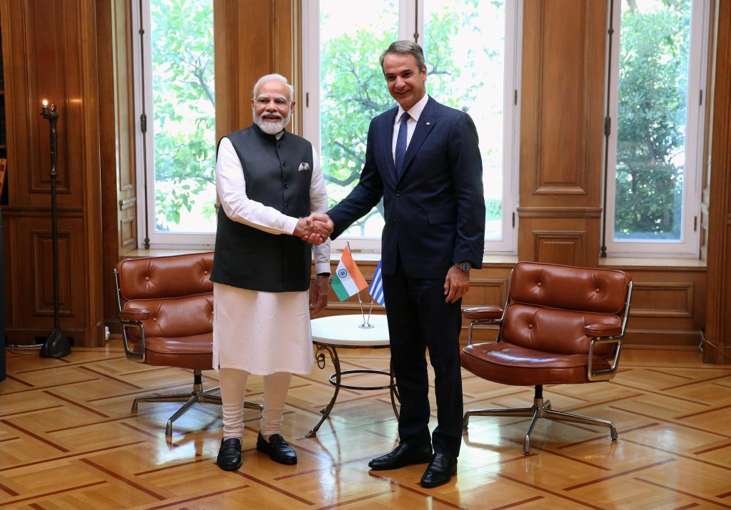 In Grecia il premier indiano Modi