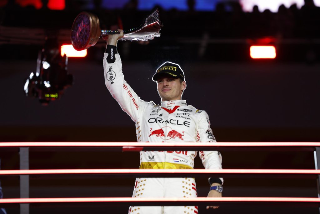 F1 Las Vegas, vince Verstappen davanti a Leclerc
