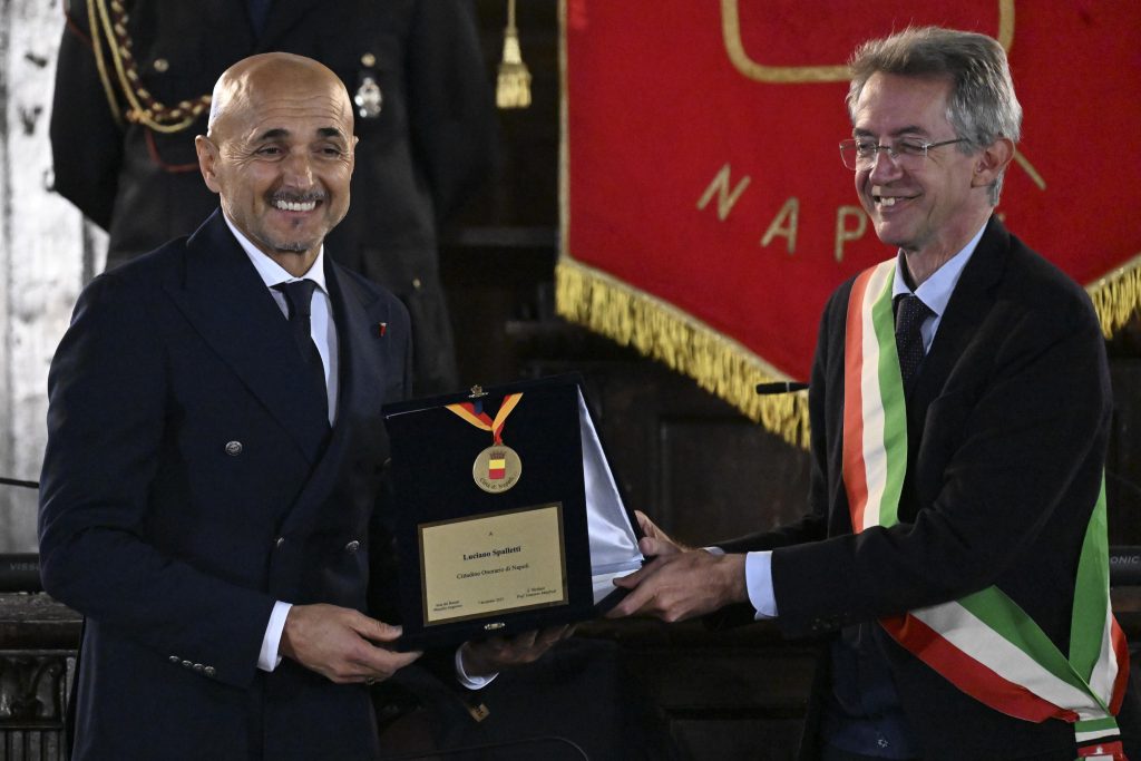 Spalletti cittadino onorario di Napoli: “sono un official scugnizzo”