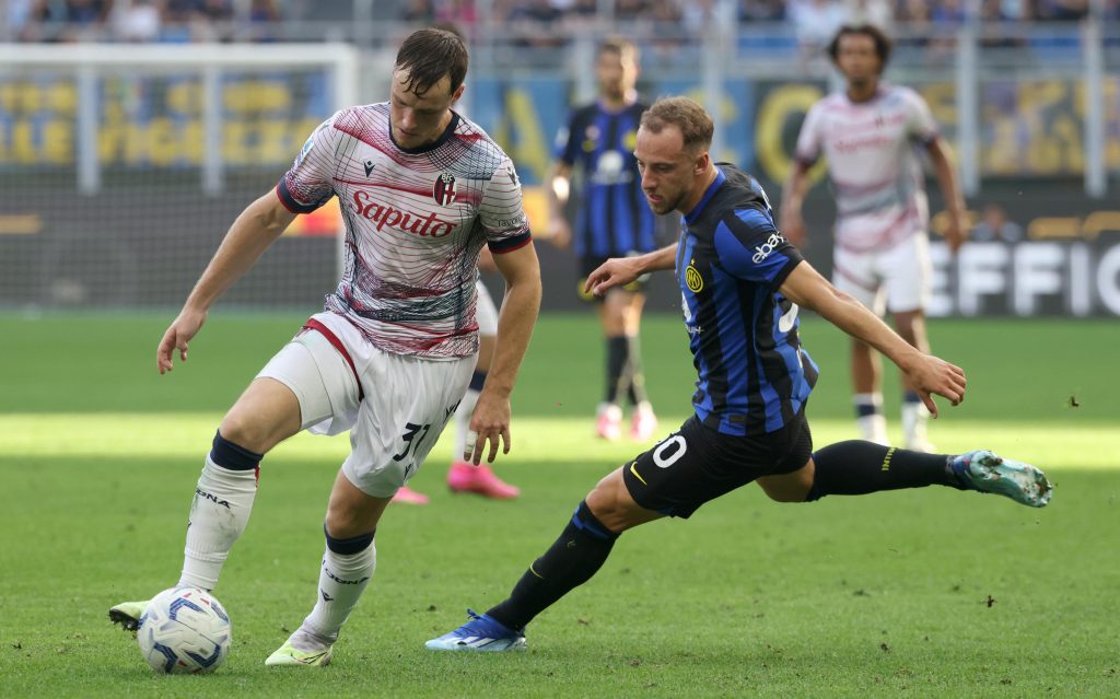 Coppa Italia, il Bologna batte l’Inter e vola ai quarti