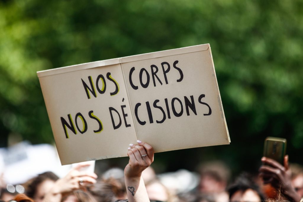 ABORTO FRANCIA MANIFESTAZIONE