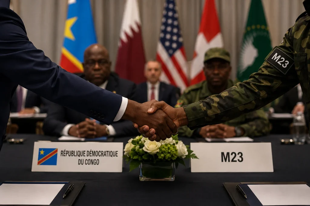 Negoziati di pace tra Repubblica Democratica del Congo e M23 per il cessate il fuoco