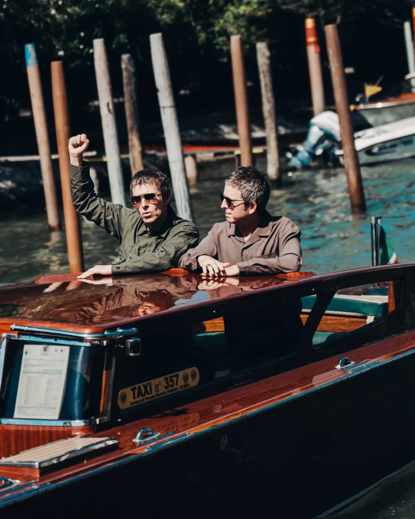 Liam e Noel arrivo a Venezia