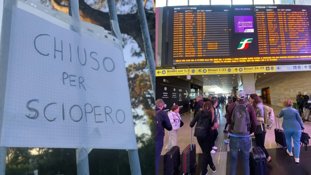 Treni, scuola e sanità: chi si ferma oggi per lo sciopero generale