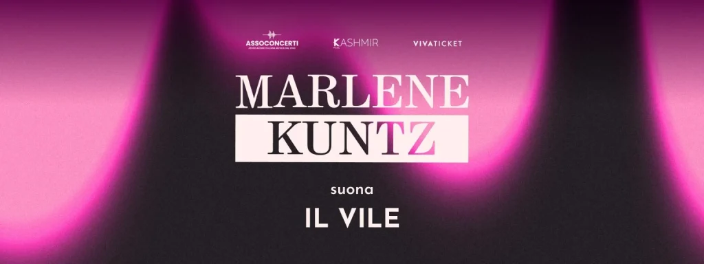 I Marlene Kuntz suonano Il Vile, la locandina del tour per i 30 anni dell’album