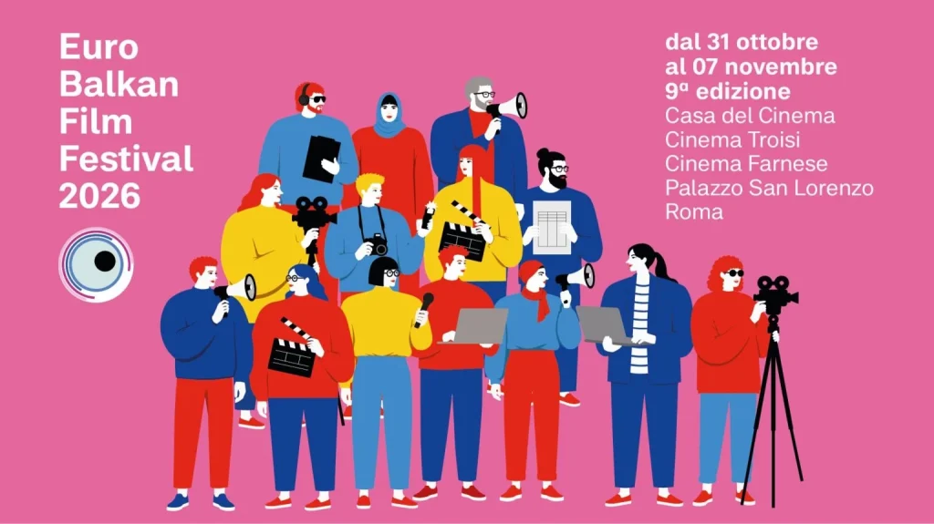 Euro Balkan Film Festival 2026 a Roma, la locandina della nona edizione