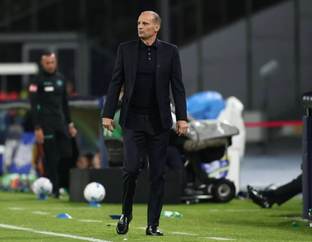 Allegri non dirige l’allenamento dopo il ko del Napoli a Venezia. Cosa è successo