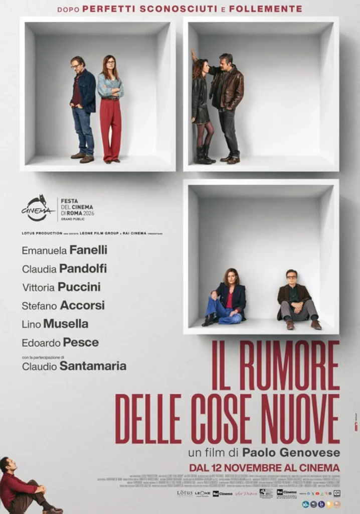 Locandina di Il rumore delle cose nuove, film di Paolo Genovese al cinema dal 12 novembre