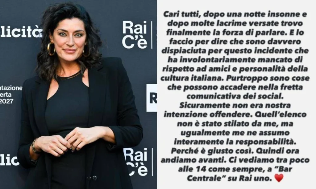Elisa Isoardi rompe il silenzio: “Dispiaciuta per toto-morti, non è mio ma me ne assumo responsabilità”